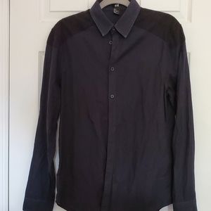 Shoulder Detail Dress Shirt Size M